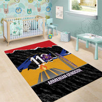 Armenian Genocide Remembrance Day Area Rug Tsitsernakaberd 110th Anniversary Never Forget