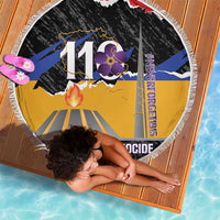 Armenian Genocide Remembrance Day Beach Blanket Tsitsernakaberd 110th Anniversary Never Forget