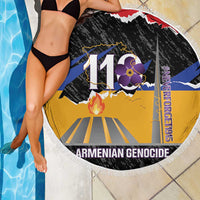 Armenian Genocide Remembrance Day Beach Blanket Tsitsernakaberd 110th Anniversary Never Forget