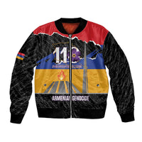 Armenian Genocide Remembrance Day Bomber Jacket Tsitsernakaberd 110th Anniversary Never Forget