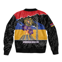 Armenian Genocide Remembrance Day Bomber Jacket Tsitsernakaberd 110th Anniversary Never Forget