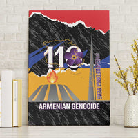 Armenian Genocide Remembrance Day Canvas Wall Art Tsitsernakaberd 110th Anniversary Never Forget