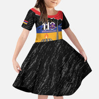 Armenian Genocide Remembrance Day Family Matching Off The Shoulder Long Sleeve Dress and Hawaiian Shirt Tsitsernakaberd 110th Anniversary Never Forget