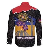 Armenian Genocide Remembrance Day Family Matching Short Sleeve Bodycon Dress and Hawaiian Shirt Tsitsernakaberd 110th Anniversary Never Forget