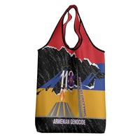 Armenian Genocide Remembrance Day Grocery Bag Tsitsernakaberd 110th Anniversary Never Forget