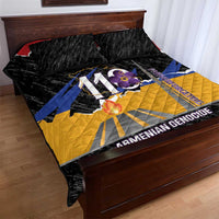 Armenian Genocide Remembrance Day Quilt Bed Set Tsitsernakaberd 110th Anniversary Never Forget