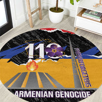 Armenian Genocide Remembrance Day Round Carpet Tsitsernakaberd 110th Anniversary Never Forget