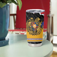 Armenian Genocide Remembrance Day Tumbler Cup Tsitsernakaberd 110th Anniversary Never Forget