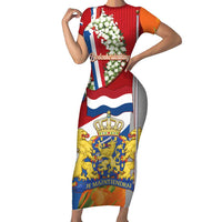 Netherlands Dodenherdenking Family Matching Short Sleeve Bodycon Dress and Hawaiian Shirt Martyrs' Day Honoring All Victims Of War