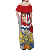 Netherlands Dodenherdenking Off Shoulder Maxi Dress Martyrs' Day Honoring All Victims Of War