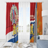 Netherlands Dodenherdenking Window Curtain Martyrs' Day Honoring All Victims Of War