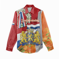 Netherlands Dodenherdenking Women Casual Shirt Martyrs' Day Honoring All Victims Of War