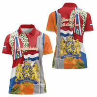 Netherlands Dodenherdenking Women Polo Shirt Martyrs' Day Honoring All Victims Of War