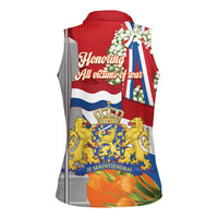 Netherlands Dodenherdenking Women Sleeveless Polo Shirt Martyrs' Day Honoring All Victims Of War