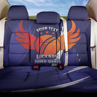 Custom Lucknow India Cricket Back Car Seat Cover Go Champions