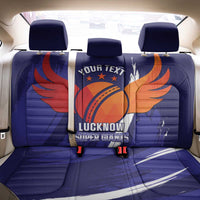 Custom Lucknow India Cricket Back Car Seat Cover Go Champions