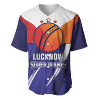 Custom Lucknow India Cricket Baseball Jersey Go Champions
