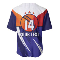 Custom Lucknow India Cricket Baseball Jersey Go Champions