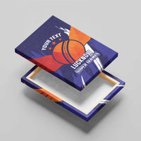 Custom Lucknow India Cricket Canvas Wall Art Go Champions