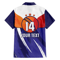 Custom Lucknow India Cricket Family Matching Tank Maxi Dress and Hawaiian Shirt Go Champions