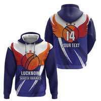 Custom Lucknow India Cricket Hoodie Go Champions