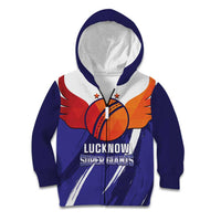 Custom Lucknow India Cricket Kid Hoodie Go Champions
