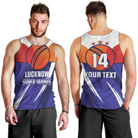 Custom Lucknow India Cricket Men Tank Top Go Champions