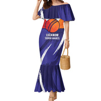 Custom Lucknow India Cricket Mermaid Dress Go Champions