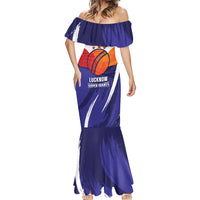 Custom Lucknow India Cricket Mermaid Dress Go Champions