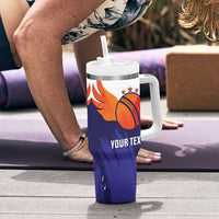 Custom Lucknow India Cricket Tumbler With Handle Go Champions