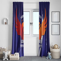 Custom Lucknow India Cricket Window Curtain Go Champions