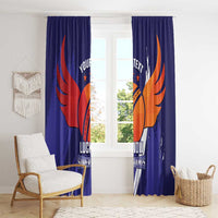 Custom Lucknow India Cricket Window Curtain Go Champions