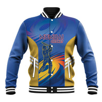 Custom Mumbai India Cricket Baseball Jacket Go Champions