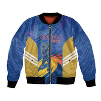 Custom Mumbai India Cricket Bomber Jacket Go Champions