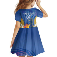 Custom Mumbai India Cricket Family Matching Summer Maxi Dress and Hawaiian Shirt Go Champions