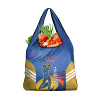 Custom Mumbai India Cricket Grocery Bag Go Champions