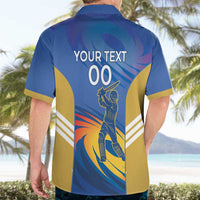 Custom Mumbai India Cricket Hawaiian Shirt Go Champions