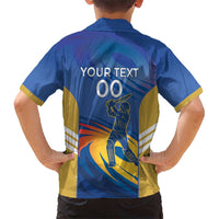 Custom Mumbai India Cricket Hawaiian Shirt Go Champions