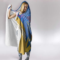 Custom Mumbai India Cricket Hooded Blanket Go Champions