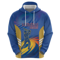 Custom Mumbai India Cricket Hoodie Go Champions