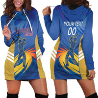 Custom Mumbai India Cricket Hoodie Dress Go Champions