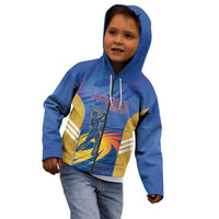Custom Mumbai India Cricket Kid Hoodie Go Champions