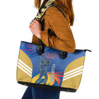 Custom Mumbai India Cricket Leather Tote Bag Go Champions