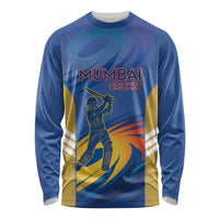 Custom Mumbai India Cricket Long Sleeve Shirt Go Champions