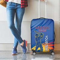 Custom Mumbai India Cricket Luggage Cover Go Champions