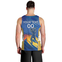 Custom Mumbai India Cricket Men Tank Top Go Champions