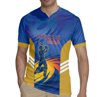 Custom Mumbai India Cricket Rugby Jersey Go Champions