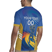 Custom Mumbai India Cricket Rugby Jersey Go Champions