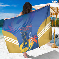 Custom Mumbai India Cricket Sarong Go Champions