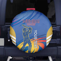 Custom Mumbai India Cricket Spare Tire Cover Go Champions